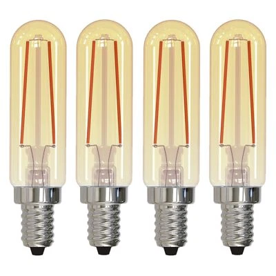Diodesy 4PK LED T6 Nostalgic Filament Light Bulb E12, 2.5W, 25W, 2100K, 160LM - Image 1 of 4