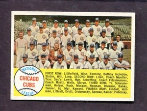 1958 Topps Set-Break #327 Chicago Cubs Team EX-EXMINT *JAYSACE* - Bild 1 von 2