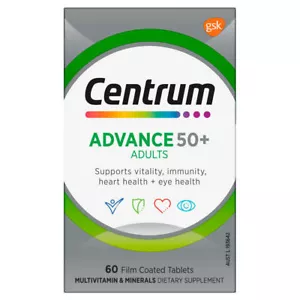 Centrum Advance 50+ Adults 60 Tablets - Picture 1 of 1