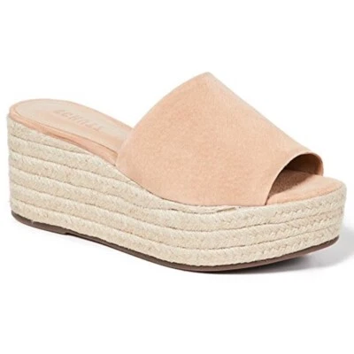 Sandalias de cuña alpargata slide beige miel Schutz Mayale. Talla 10. ¡NUEVO EN CAJA! Foto 1 de 4