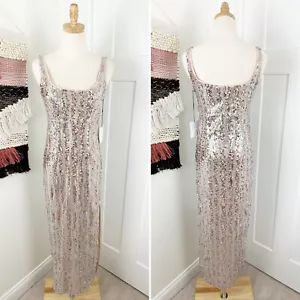 Majorelle Revolve Danielle Sleeveless Sequin Midi Cocktail Dress Size S NWT - Picture 1 of 11
