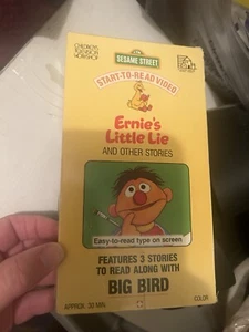 Sesame Street Ernie’s Lille Lie VHS Vintage - Picture 1 of 3