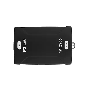 Optical to Coax Audio Converter SPDIF AC3 DTS Input Digital Sound Port Adapter - Picture 1 of 9