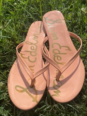 Sandalias chanclas Sam Edelman talla 8,5 rosa coral Foto 1 de 4