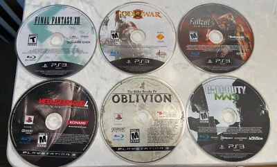 Final Fantasy XIII PS3 God Of War Metal Gear Solid 4 The Elder Scrolls Fall Out - Bild 1 von 4