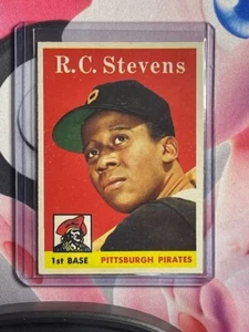1958 Topps - R.C. Stevens #470 (RC) Pittsburgh Pirates - Foto 1 di 2