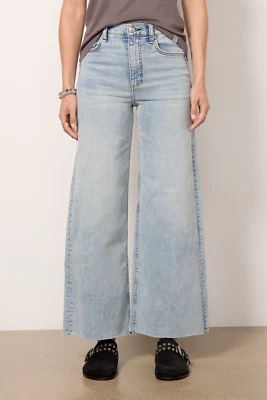 rag & bone Size 29 Jeans Lou Flexi Sofie Ankle High Rise Stretch Wide Denim $268 - Image 1 of 4