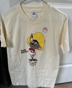 VTG Speedy Gonzales T-Shirt COZUMEL Mexico 90-2000s Looney Tunes Size: SM - Picture 1 of 9