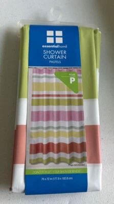 Cortina de Ducha Kmart Vintage Esencial Hogar Pasteles Peva Ver Fotos Foto 1 de 4