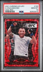2021 Panini Chronicles UFC Certified Asia Red /88 Alexander Volkanovski #129
