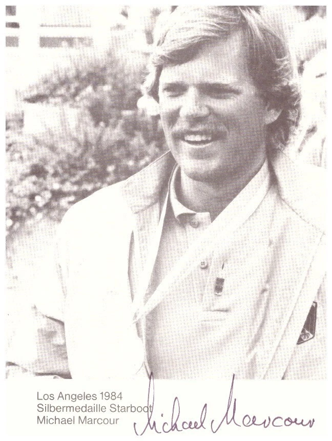 Michael Marcour Segeln (2.OS 1984) Autogrammkarte (06.25) - Bild 1 von 1