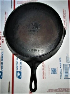Vintage National Wagner Ware Sidney O 1359 D #9 Cast Iron Frying Pan Skillet 9 - Picture 1 of 6