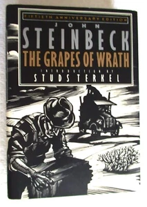 THE GRAPES OF WRATH John Steinbeck, Viking 50th Anniversary Edition, 1989 HCdj - Picture 1 of 4