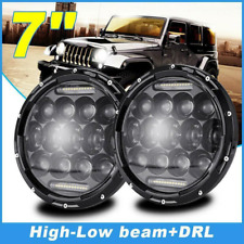 Pair 7" Inch  LED Headlights HI/LO Beam for GMC Jimmy 1973-1980 C15 C25 C35