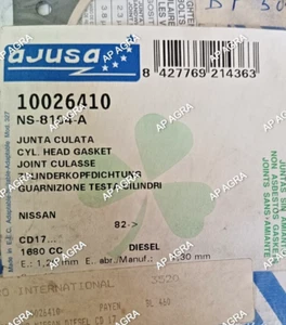 Cyl. Head Gasket Ajusa 10026410 NS-8104-A FOR Nissan Junta Culata CD17 1680cc - Picture 1 of 3