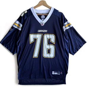 NFL San Diego Chargers Reebok #76 Williams Trikot blau Herren Größe Large Authenti - Bild 1 von 8
