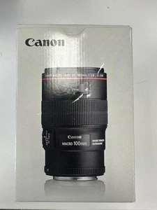 Canon EF 100mm f/2.8L Macro IS USM Lens - Brand New - Aperature Range F/2.8 - F3 - Picture 1 of 5