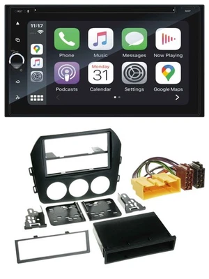 Blaupunkt 2DIN Bluetooth DAB USB DVD MP3 Autoradio für Mazda MX 5 (NC, ab 2008) - Bild 1 von 4