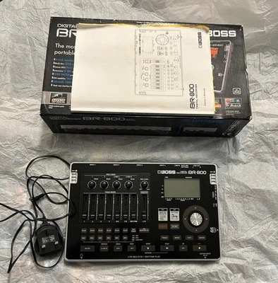 Boss BR-800 Digital Recorder schwarz mit Box, Handbuch - Bild 1 von 4