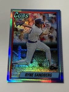 2004 Topps All-Time Fan Favorites Ryne Sandberg refractor 201/299 Cubs raro patio - Imagen 1 de 14