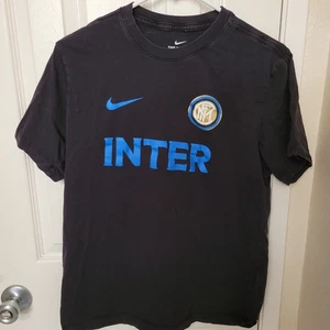 Inter Milan Youth Nike Tee Shirt Black Free Shipping  - Picture 1 of 9