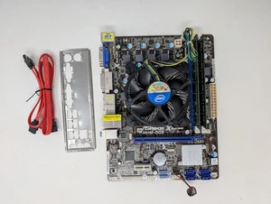 ASRock H61M-DGS LGA1155 | Intel  i5-3470S 2.9Ghz | 16GB RAM DDR3 | & I/O Shield - Picture 1 of 3