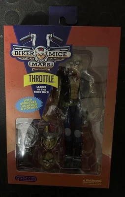Biker Mice From Mars Throttle w Sprocket Launcher Hotdog Nacelle Figure 2024 New - Image 1 of 4