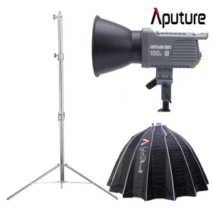 Amaran 100D-S 5600K 100w Camera LED Video Light + Light Dome III + 2.8m Stand - Picture 1 of 11