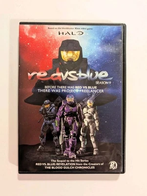 Red vs. Blue Season 9 (DVD 2 Disc Set, 2011) Halo Series Rooster Teeth Rare OOP - Image 1 of 4