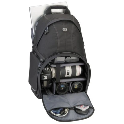 New Tamrac 3385 Aero Speed Pack 85 Dual Access Photo/Laptop Backpack (Black) - Image 1 of 4