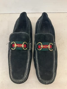 Gucci Horsebit Black Suede Loafer Men's US 12 - 12.5 - Picture 1 of 5