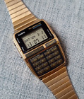Vintage Casio Dbc-300 Databank Calculator Telememo Alarm Chrono Lcd Watch Rare
