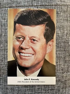 Vintage Postkarte John Fitzgerald Kennedy 35. Präsident der Vereinigten Staaten - Bild 1 von 3