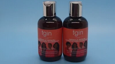 2 X TGIN Miracle REPAIR x Protective Leave-In Conditioner 3.4 Oz Each ORIGINAL - Image 1 of 3