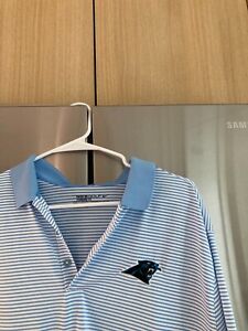 Carolina Panthers Nike  Dri Standard fit blue NFL golf polo  shirt men's XL NEW