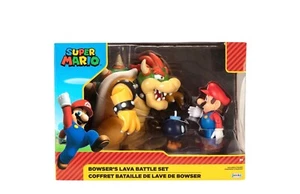 Nintendo - Super Mario - Bowser's Lava Battle Figure Set - Picture 1 of 2