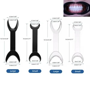 Abridor retractor labial de mejillas dental negro fotografía fondo fotográfico - Imagen 1 de 38