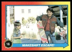 1989 Topps Regreso al Futuro Parte II #16 ¡Escape improvisado! NM+ - Imagen 1 de 2