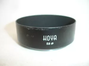 Hoya 58mm Screw-in Metal Lens Hood Shade Japan, Genuine - Picture 1 of 5