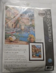 Dimensions - CAFE on the CANAL - Needlepoint Kit #71-20080 New Sealed Rare - Picture 1 of 4