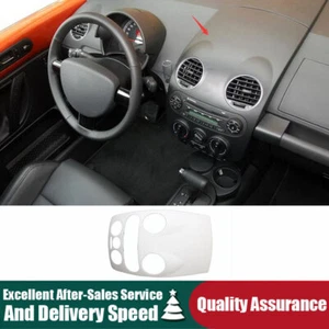 For VW Beetle 2001-2005 ABS Pearl White Central Console AC Switch Panel Trim 1pc - Picture 1 of 8