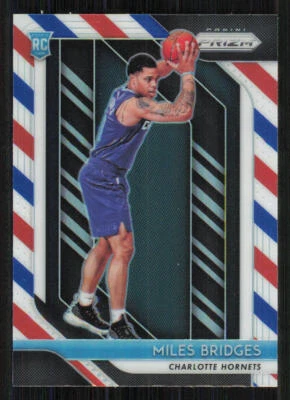 2018-19 Panini Prizm Prizms Red White and Blue #278 Miles Bridges - Image 1 of 2