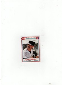 1990 Don Mattingly Post Cereal #1 Free Shipping (B-1259)