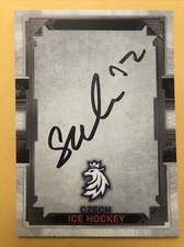 Eduard Sale Signed Czech Card 2023 NHL Draft Czechia 2