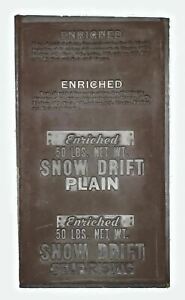 Snow Drift Plain Self-Rising Enriched Bag Printing Plate Adverting Sign Plaque