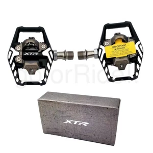 NEW Shimano XTR SPD PD-M9120 Trail Platform Pedal with SM-SH51 Black - Picture 1 of 10