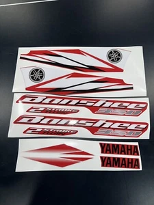 yamaha banshee full graphics decals kit 2006 Red THICK AND HIGH GLOSS - Picture 1 of 4