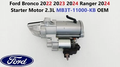 Motor De Arranque Ford Bronco 2022 2023 2024 Ranger 2024 2.3L MB3T-11000-KB Foto 1 de 4