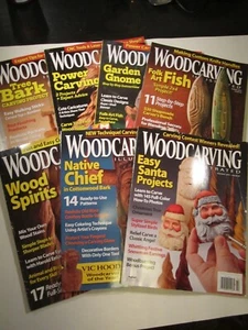 (Lot of 7) PB WOODCARVING ILLUSTRATED  2011, 2013  [14L2] - Picture 1 of 8