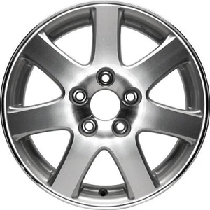 Wheel For 2004-2005 Honda Accord 16x6.5 Alloy 7 Spokes 5x4.53In Machined Face - Picture 1 of 1